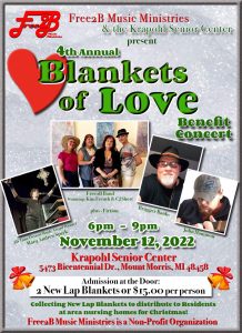 4th Annual Blankets of Love Benefit Concert