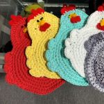 Crochet Chicken Trivet