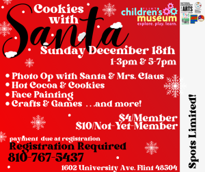 Cookies with Santa dn Mrs. Claus
