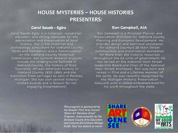 Gallery 1 - House Mysteries - House Histories