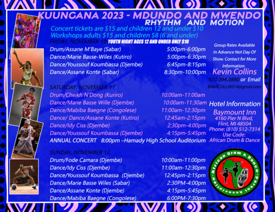 Gallery 3 - Kuungana African Drum and Dance Conference and Concert 2023