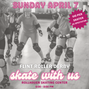 Skate with Flint roller derby
