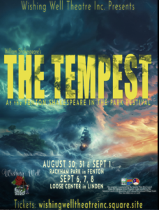 The Tempest at the Fenton Shakespeare in the Park Festival
