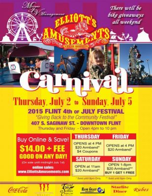 2015 Flint July 4th Festival & Carnival